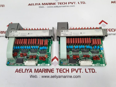 Allen-bradley Slc 500 1746-ia16 Ser:C Input Module 459020-0130, 50/60Hz