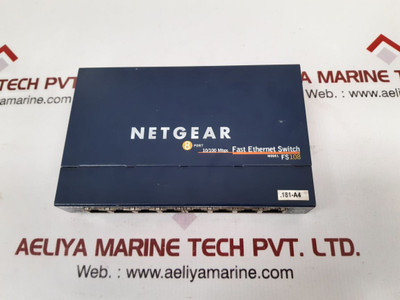 Netgear Fs108 8-port Fast Ethernet Switch Auto 10/100 Mbps