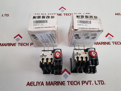 Hyundai Hor 1K 22 Thermal Overload Relay Eswb.0201.163 660V 5A Hyundai Hor 1K 22 Thermal Overload Relay Eswb.0201.163 660V 5A