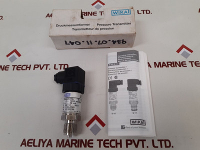 Wika 13192249 Pressure Transmitter Wika 13192249 Pressure Transmitter
