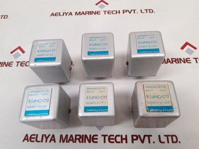 Hokushin X54No-c12 Annunciator Relay Unit Dc 24V Hokushin X54No-c12 Annunciator Relay Unit Dc 24V