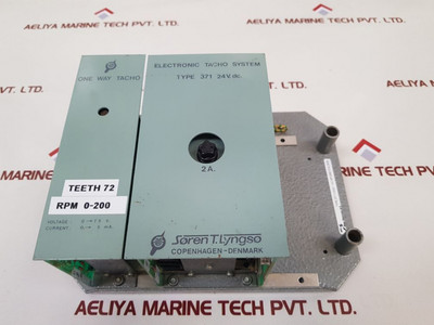 Soren T. Lyngso 371 24V. Dc. Electronic Tacho System 371133000 V03 Soren T. Lyngso 371 24V. Dc. Electronic Tacho System 371133000 V03