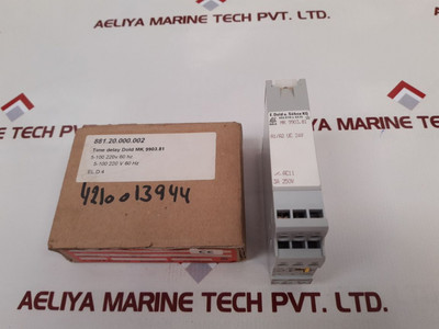 E.Dold Mk 9903.81 Time Delay Relay Ac11 3A 250V E.Dold Mk 9903.81 Time Delay Relay Ac11 3A 250V