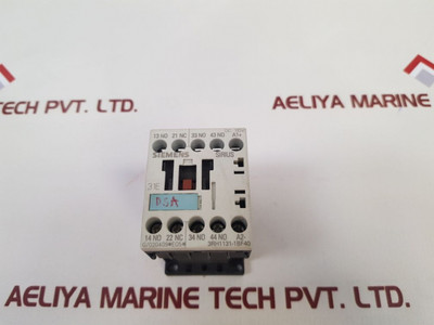 Siemens 3Rh1131-1Bf40 Contactor Relay 10A 600V Ac