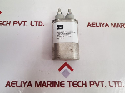Cde Scrn248R-f/ 86A86105K80 Film Capacitor 0505-0014-00 1 Mfd 2000 V Peak Cde Scrn248R-f/ 86A86105K80 Film Capacitor 0505-0014-00 1 Mfd 2000 V Peak