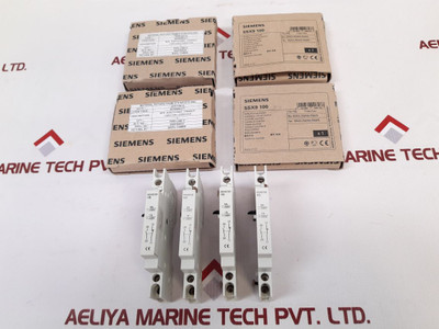 Lot Of 6X Siemens 5Sx9100 Auxiliary Circuit Switch 6A-230V