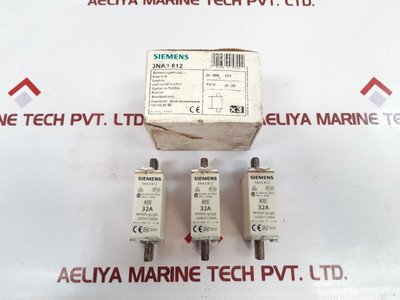 Set Of 3X Siemens 3Na3 812 Fuse-link 32A (1Box = 3Pcs )