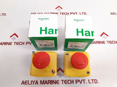 Schneider Electric Xalk178F Yellow Enclosure Push Button Control Box Schneider Electric Xalk178F Yellow Enclosure Push Button Control Box