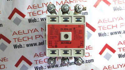 Alstom dl65n-22 air break contactor