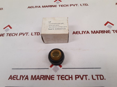 Bartec 05-0003-00 15/00 Yellow Lamp Lens