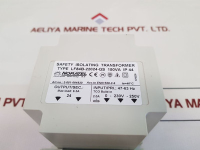 Noratel Lf84B-22024-gs Safety Isolating Transformer