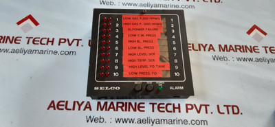 Selco m1000-24-00c annunciator alarm - 470 gm weight Selco m1000-24-00c annunciator alarm - 470 gm weight