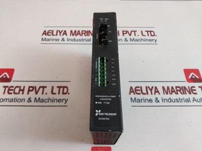 San Telequip Sc09Fss S020 Sc A I Serial To Fiber Optic Converter San Telequip Sc09Fss S020 Sc A I Serial To Fiber Optic Converter