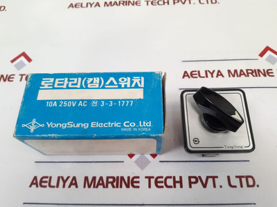 Yongsung Electric C2101 Cam Switch C2101-09Mob 10A 250V Ac