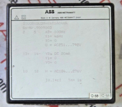 Abb metrawatt gtu0203u3m+k4t1a04h4