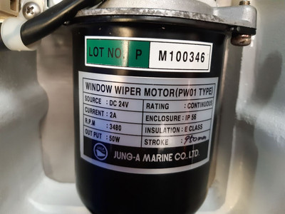Jung-a Marine Pw01 Window Wiper Motor 2A Jung-a Marine Pw01 Window Wiper Motor 2A
