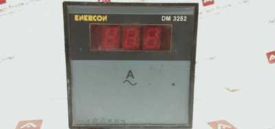 Enercon Dm 3252 Panel Meter 3Digit Display 240Vac 50/60Hz Enercon Dm 3252 Panel Meter 3Digit Display 240Vac 50/60Hz