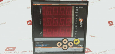 Conzerv 6436 energy meter, digitan, 44-300V AC/DC, 80-600V AC, RS485 Conzerv 6436 energy meter, digitan, 44-300V AC/DC, 80-600V AC, RS485