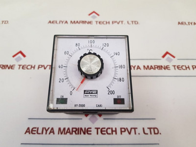Hanyoung Hy-2000 Analog Temperature Control Model 0 To 200 °C Hanyoung Hy-2000 Analog Temperature Control Model 0 To 200 °C