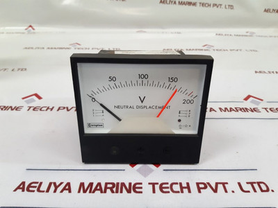 Crompton 237-301B Volt Meter 0-200V Crompton 237-301B Volt Meter 0-200V