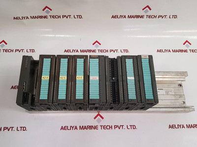 Siemens 6Es7 322-1Bl00-0Aa0 Sm321 Sm322 Digital I/O Module W/ Mounting Rail