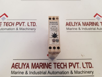 Electromatic Ua 05 U-system Delay On Operate Relay 0.16-6 Sec