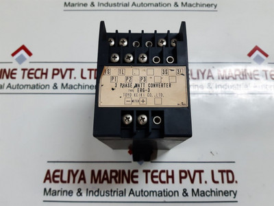 Toyo Keiki Erg-3 3-phase Watt Converter 115V 5A Toyo Keiki Erg-3 3-phase Watt Converter 115V 5A