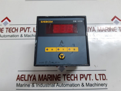 Enercon Dm 3258 Digital Panel Meter 50…60Hz