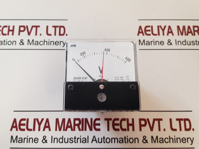 Daiichi Keiki Jis C1102 Panel Voltmeter 0 To 600V