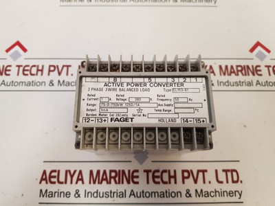 Faget El153-61 Active Power Converter 1A 380V Faget El153-61 Active Power Converter 1A 380V