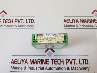 Phoenix Contact Mcr-c-u/U-a Isolated Signal Converter 2781660 Phoenix Contact Mcr-c-u/U-a Isolated Signal Converter 2781660