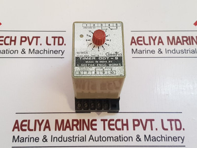 Set of 3x L.geetha odt-9 timer 220/415 vac~