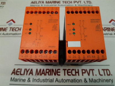 E.Dold Bd5987.02/001 Emergency Stop Safety Relay Bd5987 E.Dold Bd5987.02/001 Emergency Stop Safety Relay Bd5987