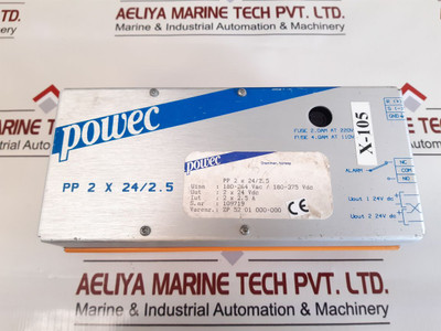 Powec Pp 2 X 24/2.5 Zp 52 01 000-000 Power Supply