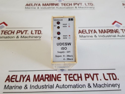 Js Udesw Iso Isolated Current Monitoring Relay 24V Ac/Dc