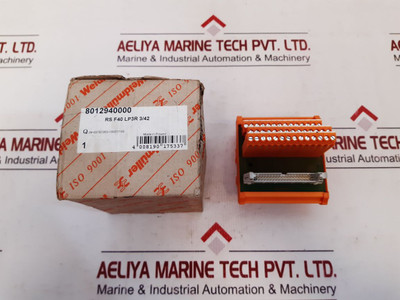 Terminal Block Weidmuller 8012940000 Rs F40 Lp3R 3/42 - New