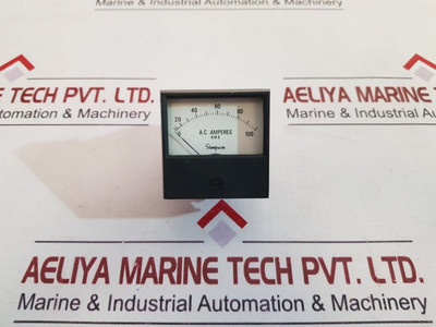 Simpson 17674 panel meter 0 to 100 r.m.s. Simpson 17674 panel meter 0 to 100 r.m.s.