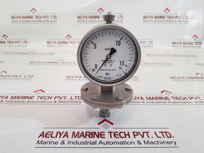Wika En 837-3 Stainless Steel Pressure Gauge & Diaphragm