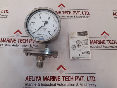 Wika En 837-3 Pressure Gauge Wika En 837-3 Pressure Gauge