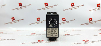 Tec MCT-503T Motor Timer 100V 50Hz - Tokyo Electric Co. Ltd. Tec MCT-503T Motor Timer 100V 50Hz - Tokyo Electric Co. Ltd.