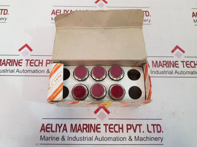 Set of 6x kimuden kp-138f vintage indicator panel lights screw base