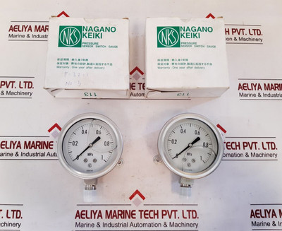 Nagano Keiki Gv42-243 Pressure Sensor Switch Gauge Nagano Keiki Gv42-243 Pressure Sensor Switch Gauge