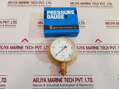 Daito Keiki Bs Thr 1/2 Pressure Gauge