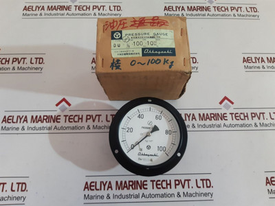 Ohbayashi De5825 Pressure Gauge 0-100 Kg/Cm2 Ohbayashi De5825 Pressure Gauge 0-100 Kg/Cm2