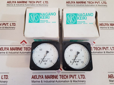 Nagano Keiki Nks 0-1.5 Kgf/Cm2 Pressure Sensor Switch Gauge Nagano Keiki Nks 0-1.5 Kgf/Cm2 Pressure Sensor Switch Gauge