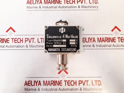 Nakakita Seisakusho 6M/M Ns691 Solenoid 4 Way Valve Nakakita Seisakusho 6M/M Ns691 Solenoid 4 Way Valve