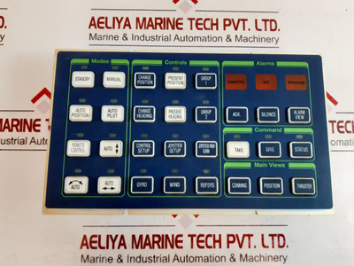 Simrad Pnc100 37960259 B Alarm & Function Panel Board 37960358 F