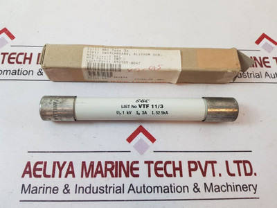 Gec Fusegear Vtf 11Kv/3A Av Fuse Fm1 Gec Fusegear Vtf 11Kv/3A Av Fuse Fm1