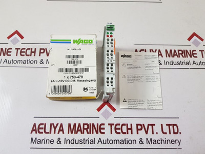 Wago 753-479 analog input module