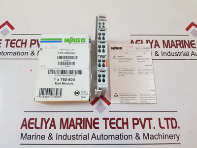 Wago 750-600 End Module 142851X Wago 750-600 End Module 142851X